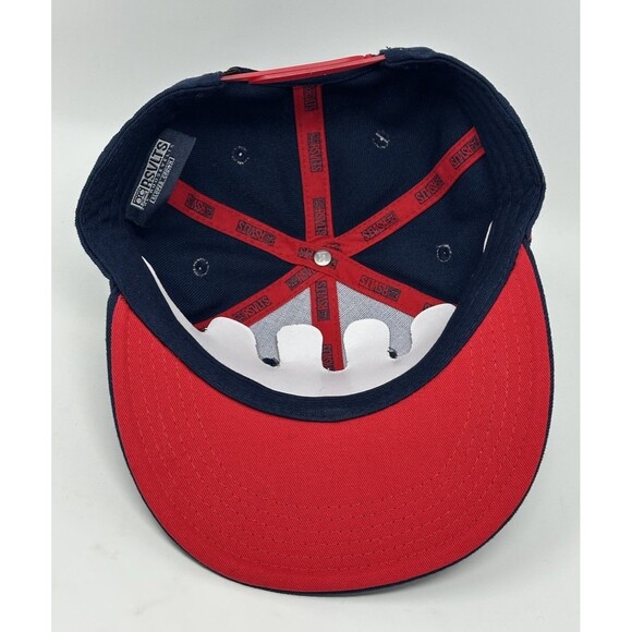 RSVLTS Sloped Crown USA United States of America Blue USA Snapback Hat Cap OSFA - Picture 7 of 9